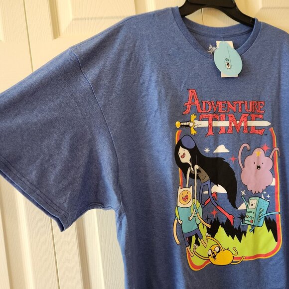 Adventure Time Graphic T-Shirt XXL Finn, Jake, Marceline, Lumpy Space Princess - Picture 6 of 8